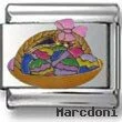 Easter Basket Italian Charm
