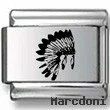 Indian Headdress Laser Charm