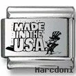 Made in USA Laser Charm
