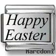 Happy Easter Laser Charm