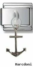 Anchor Sterling Silver Italian Charm