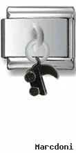 Baby Carriage Sterling Silver Italian Charm