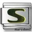 Gold Puffy S Letter