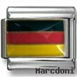 German Flag Italian Charms