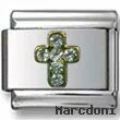 White Zirconia Cross