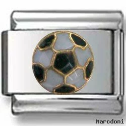 Soccer Ball Italian Charm