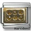 Bar Zirconia Italian Charm