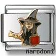 Witch Italian Charm