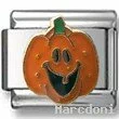Pumpkin with Tooth Italian Charm