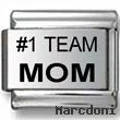 #1 Team Mom Laser