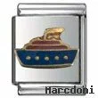 American Cruise Ship Italian Charm 13mm