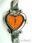 Heart Orange Face Watch