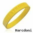 Official Live Strong Lance Armstrong Yellow Cancer LIVESTRONG Rubber Wristband Bracelet
