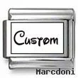 Custom Disney Script Photo Charm