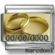 Custom Wedding Rings Photo Charm