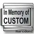 In Memory of (Custom) Laser Charm