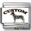 Australian Cattle Dog Custom Photo Charm