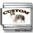 Australian Shepherd Dog Custom Photo Charm
