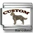 American Water Spaniel Dog Custom Photo Charm