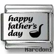 Happy Father’s Day Pipe Laser Charm