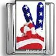 American Flag Peace Sign