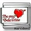 Be My Valentine Photo Charm